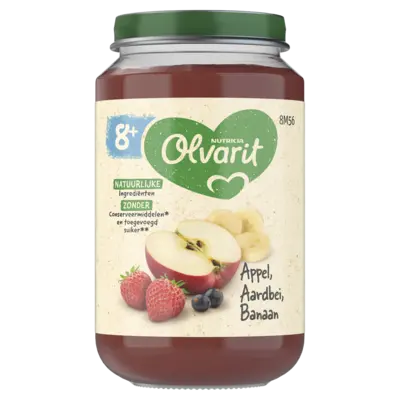 pdp-image-Olvarit 8+ mnd appel aardbei banaan 8m+