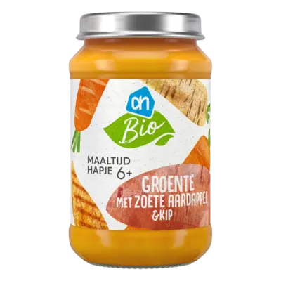 pdp-image-AH Biologisch Maaltijdhapje groente aardappel & kip 6+