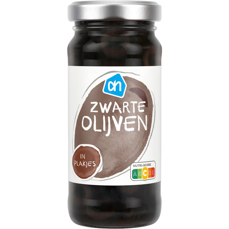 Een afbeelding van AH Zwarte olijven plakjes