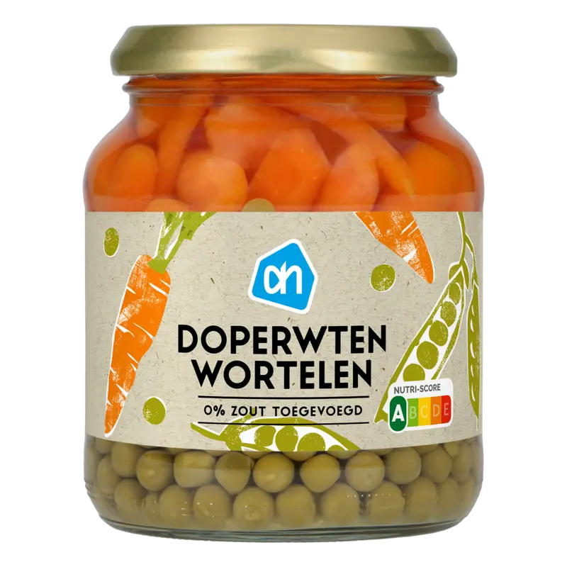 AH Doperwten en wortelen