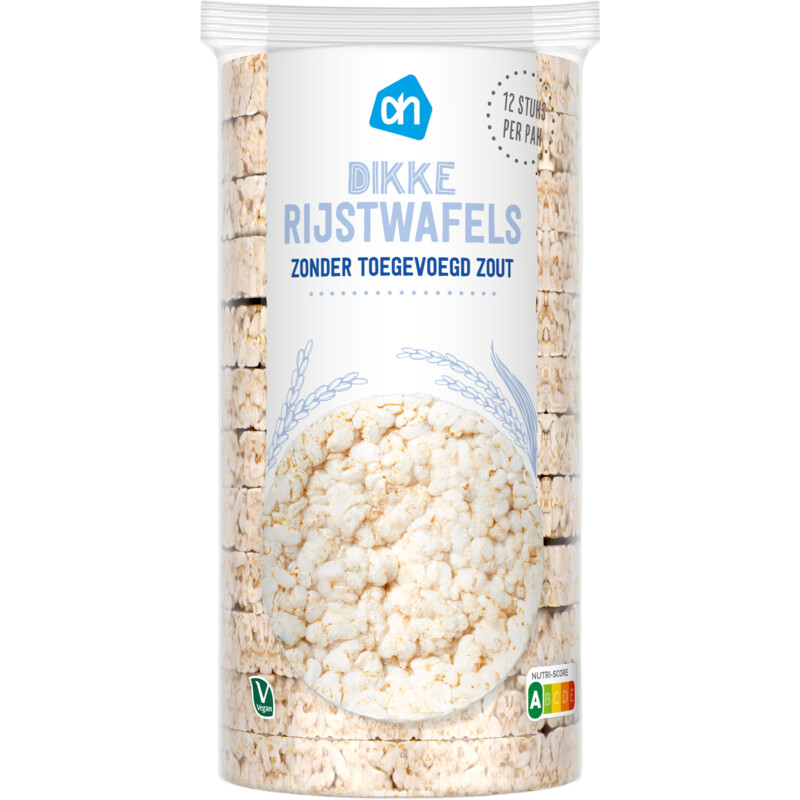 Een afbeelding van AH Dikke rijstwafels zonder toegevoegd zout