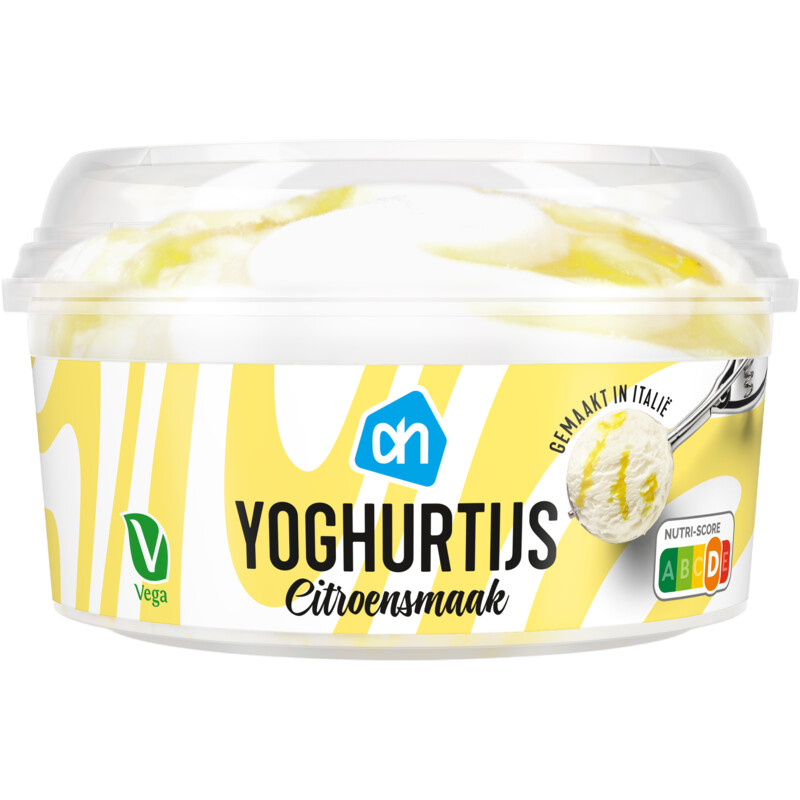 Een afbeelding van AH Yoghurtijs citroensmaak