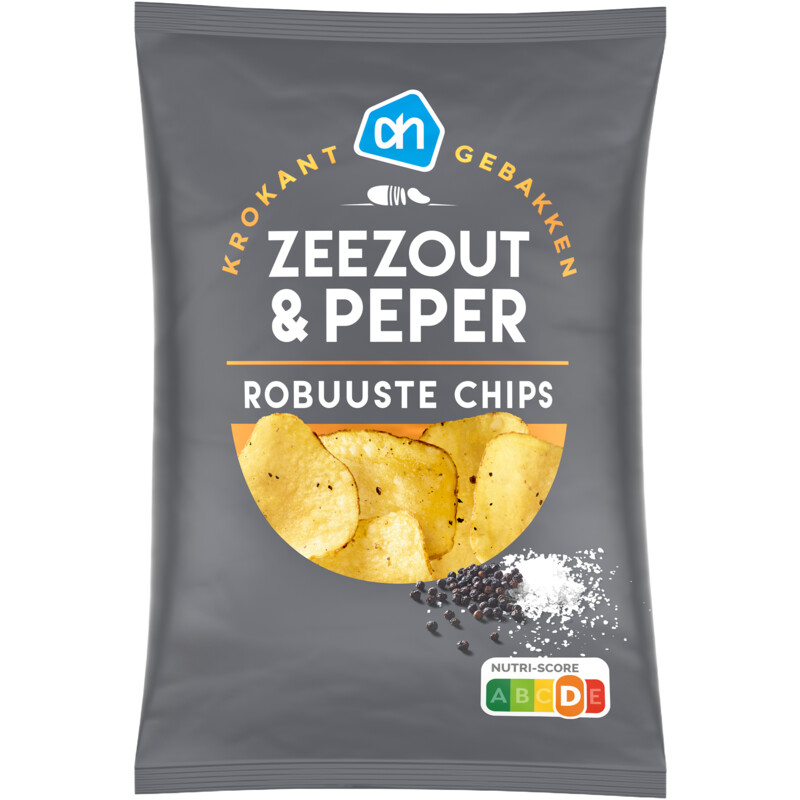 Een afbeelding van AH Robuuste chips zeezout & peper