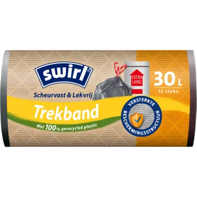 pdp-image-Swirl Vuilniszakken embossed trekband 30 liter