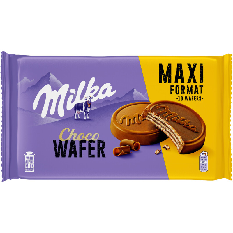 Een afbeelding van Milka Chocolade wafer