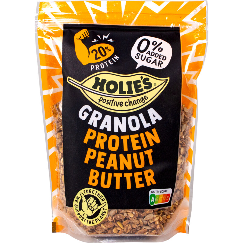 Een afbeelding van Holie's Granola protein peanut butter