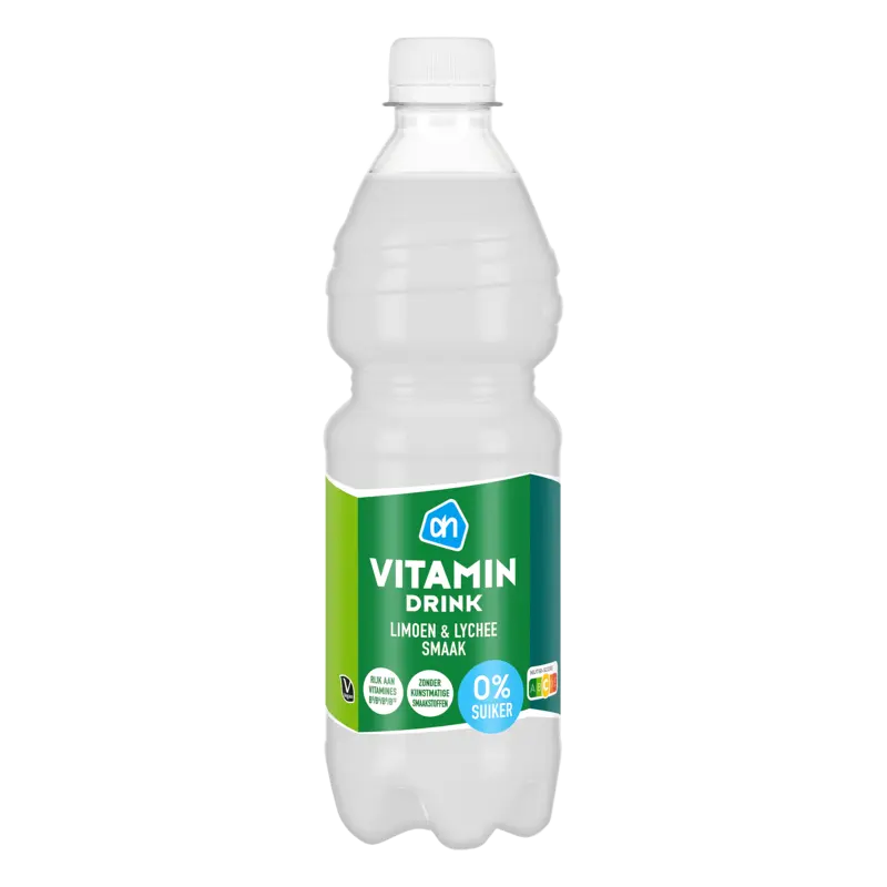 Vitamin drink limoen lychee 0%