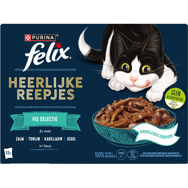Felix Heerlijke reepjes vis selectie in saus
