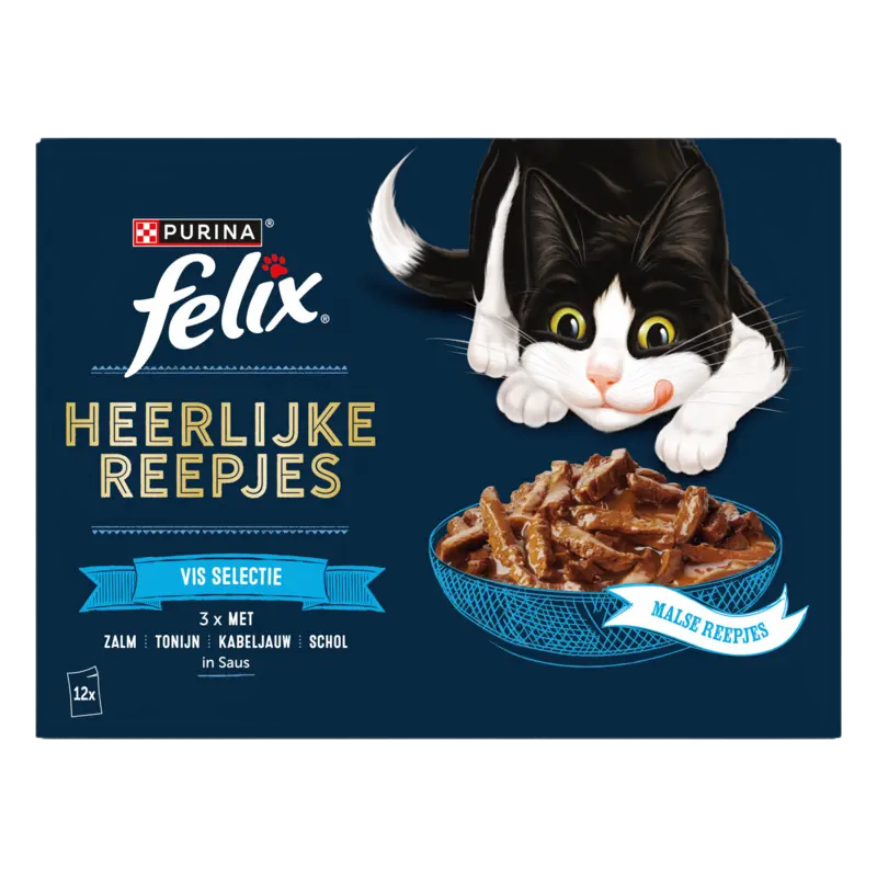 Felix Heerlijke reepjes vis selectie in saus