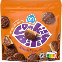 Een afbeelding van AH Cookie bites karamel koekjes