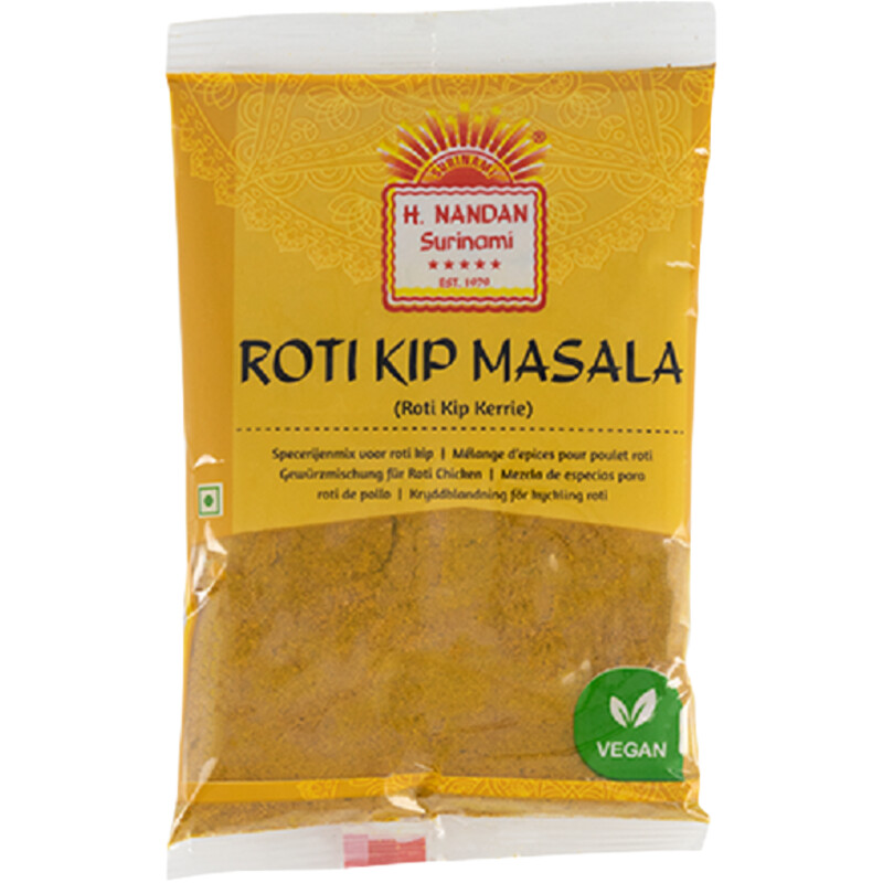 Een afbeelding van H. Nandan Roti kip masala