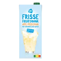 AH Frisse fruitdrank appel perzik 1kcal
