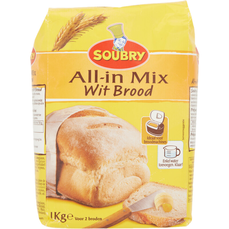 Een afbeelding van Soubry All-in mix wit brood bel