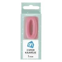 AH Kaars cijfer 0 kleur