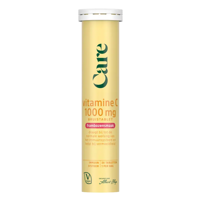 Care Vitamine C framboossmaak bruistablet