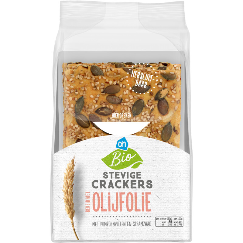 Een afbeelding van AH Biologisch Olijfolie cracker