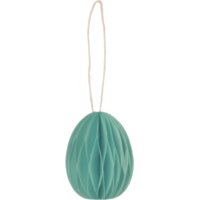 Een afbeelding van AH Honeycomb hanger ei groen 6cm