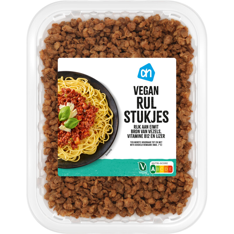 Een afbeelding van AH Vegan rulstukjes