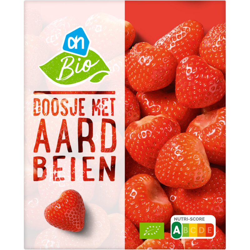 Een afbeelding van AH Biologisch Doosje met aardbeien