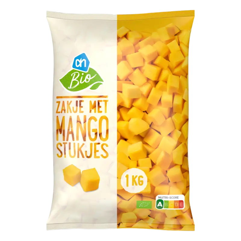 Zakje met mango stukjes