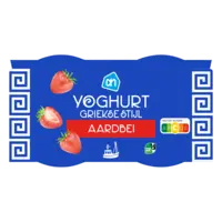 AH Yoghurt Griekse stijl aardbei