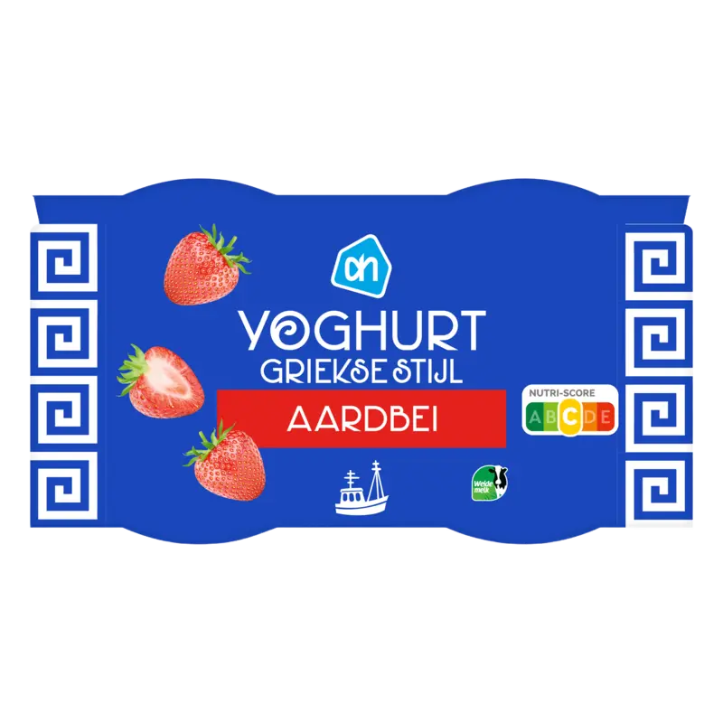 AH Yoghurt Griekse stijl aardbei