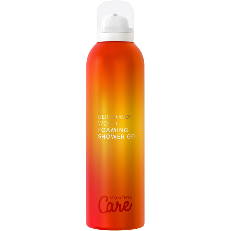 Een afbeelding van Care Moments Foaming shower gel bergamot wood