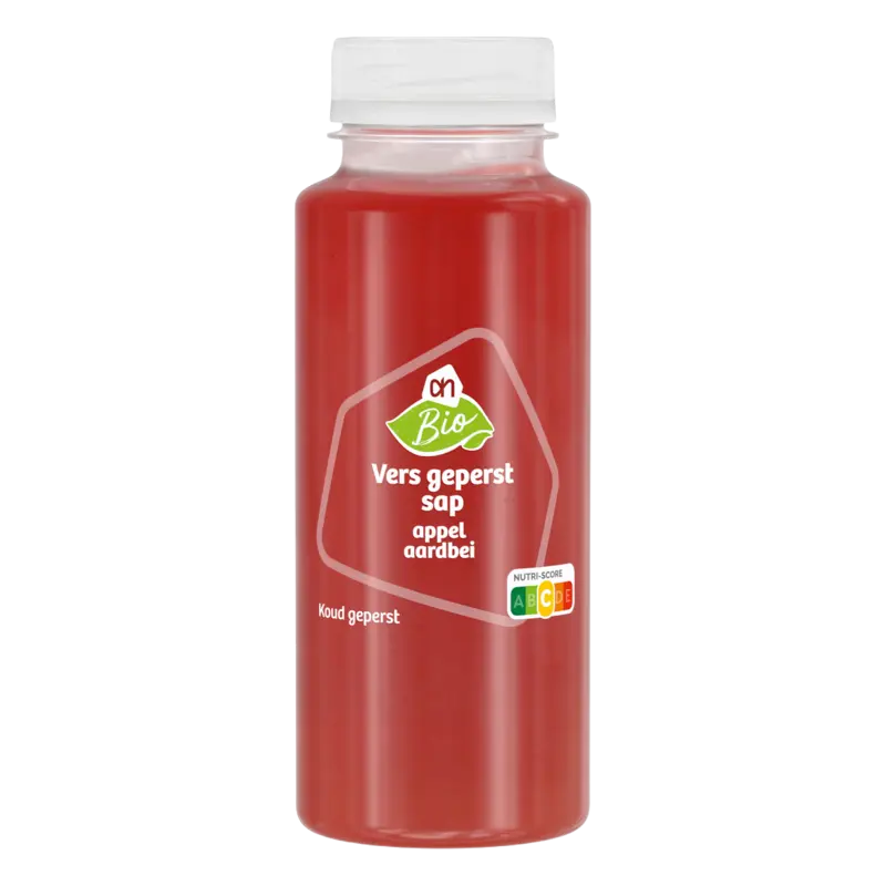 AH Biologisch Vers geperst sap appel aardbei
