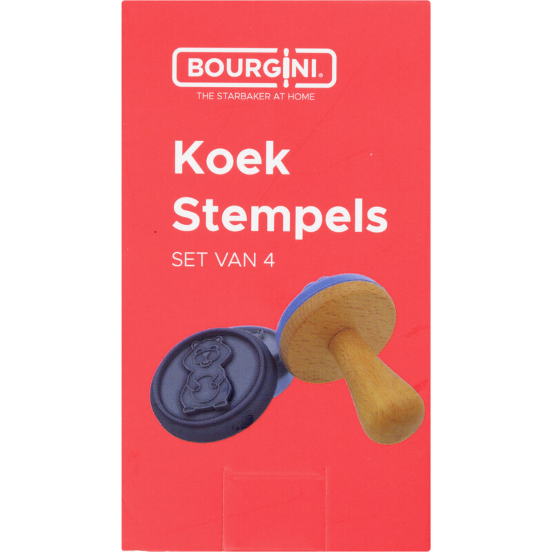 Een afbeelding van Bourgini Koekstempels + handvat