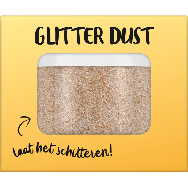 Een afbeelding van AH Glitter dust goud