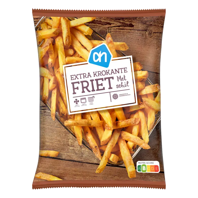 Extra krokante friet met schil