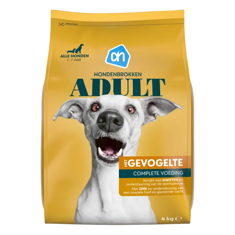 Hondenbrokken adult met gevogelte