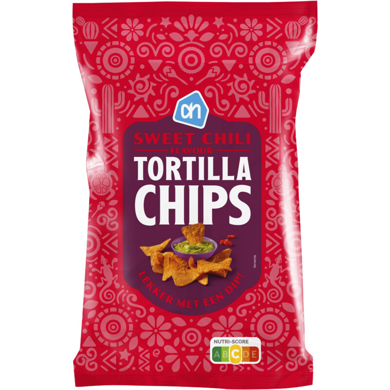 Een afbeelding van AH Tortilla chips sweet chili