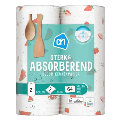 pdp-image-AH Keukenpapier sterk & absorberend decor