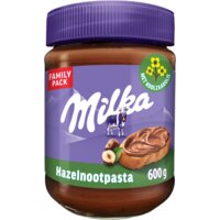 Een afbeelding van Milka Hazelnootpasta met chocolade