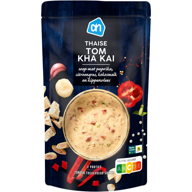 Een afbeelding van AH Thaise tom kha kaisoep