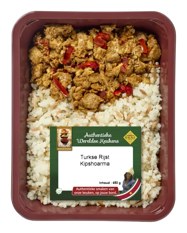 Warung Turkse rijst kipshoarma