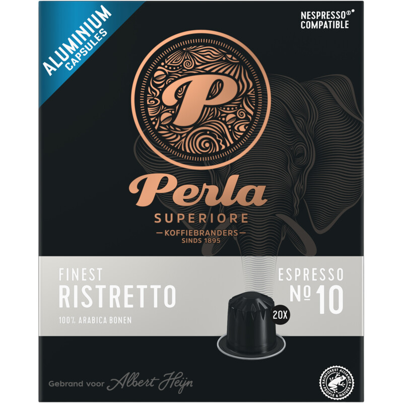 Een afbeelding van Perla Superiore Finest ristretto capsules