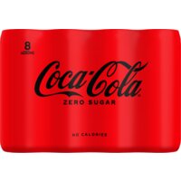 Een afbeelding van Coca-Cola Zero sugar 8-pack bel