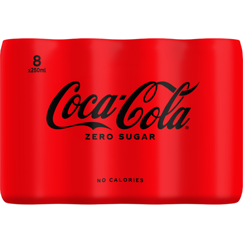 Een afbeelding van Coca-Cola Zero sugar 8-pack bel