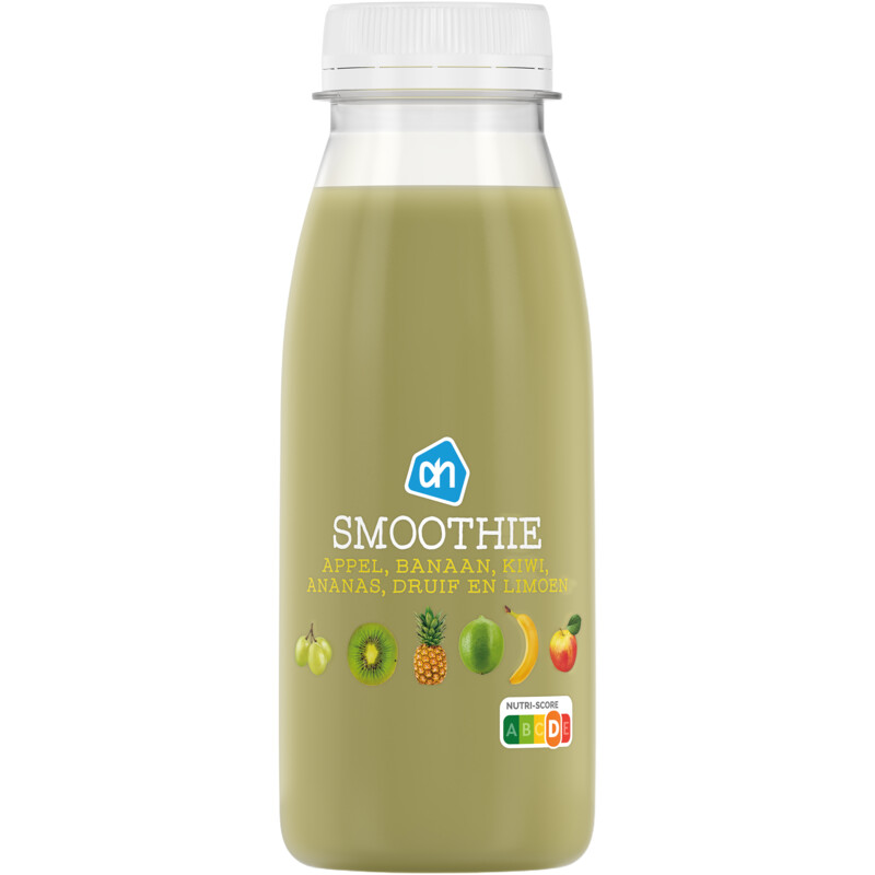 Een afbeelding van AH Smoothie ananas kiwi limoen