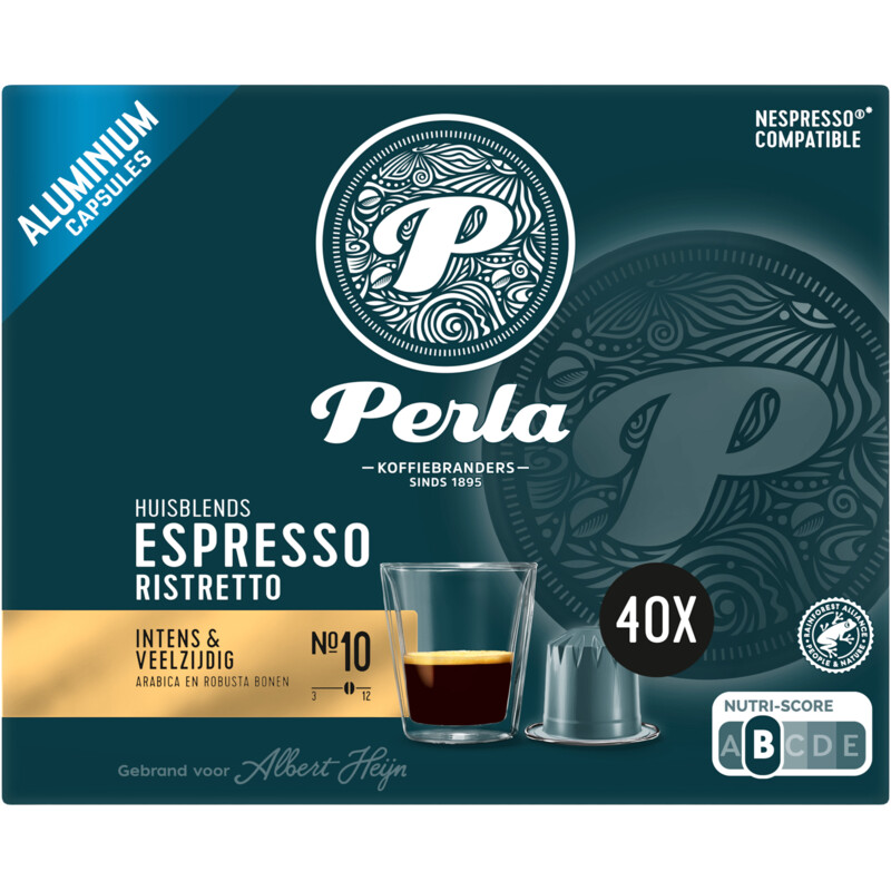 Een afbeelding van Perla Huisblends Espresso ristretto capsules