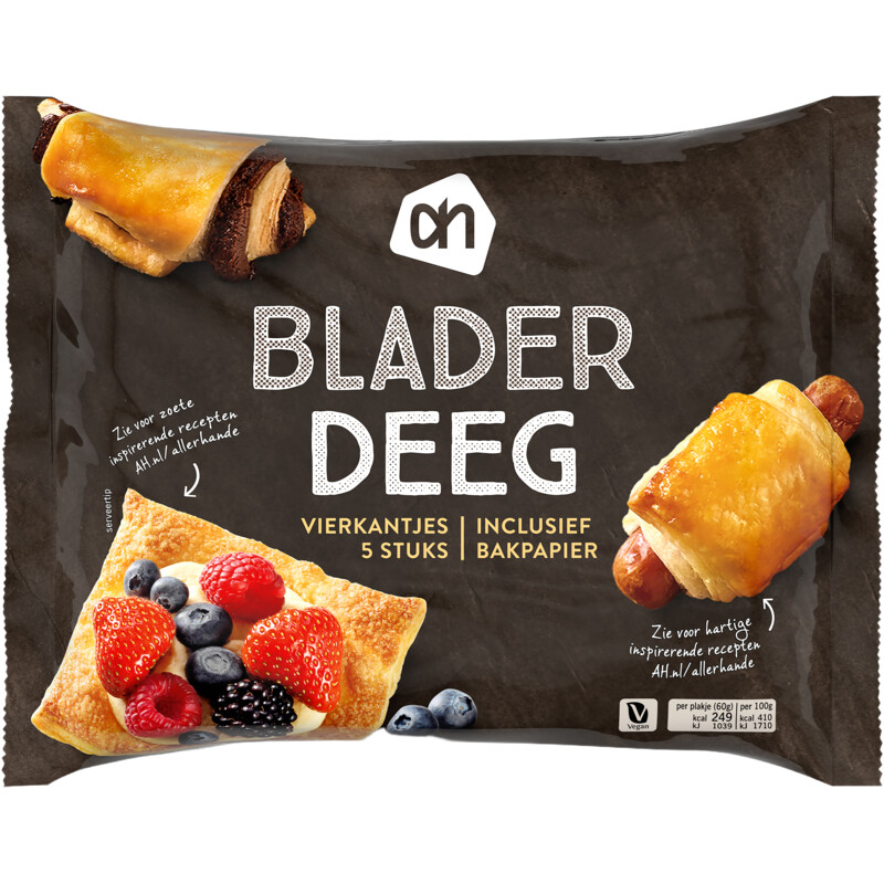 Een afbeelding van AH Bladerdeeg vierkantjes