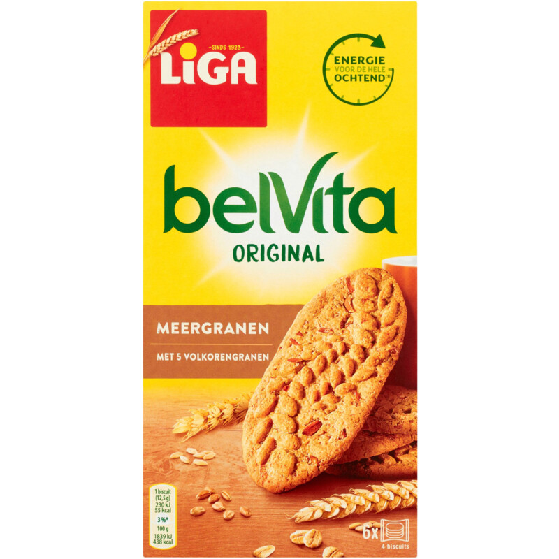 Een afbeelding van Liga Belvita meergranen koekjes