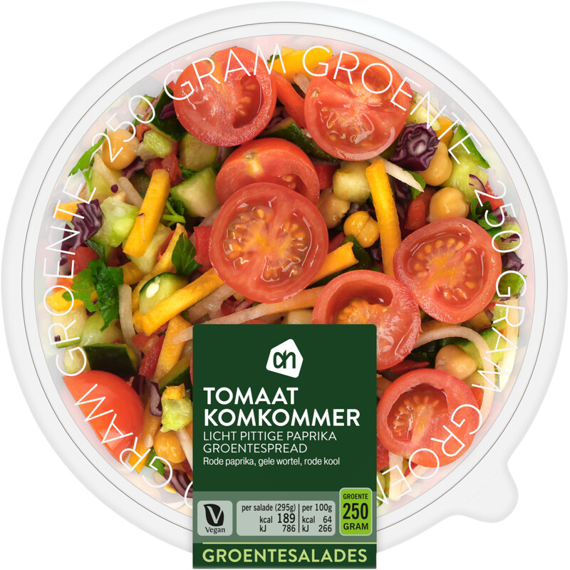 Een afbeelding van AH Groentesalade tomaat komkommer