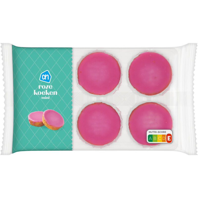 Een afbeelding van AH Roze koeken mini