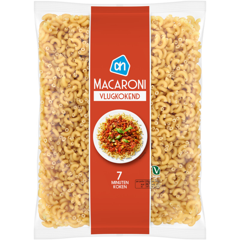 Een afbeelding van AH Macaroni vlugkokend