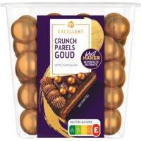 Een afbeelding van AH Excellent Crunch parels goud