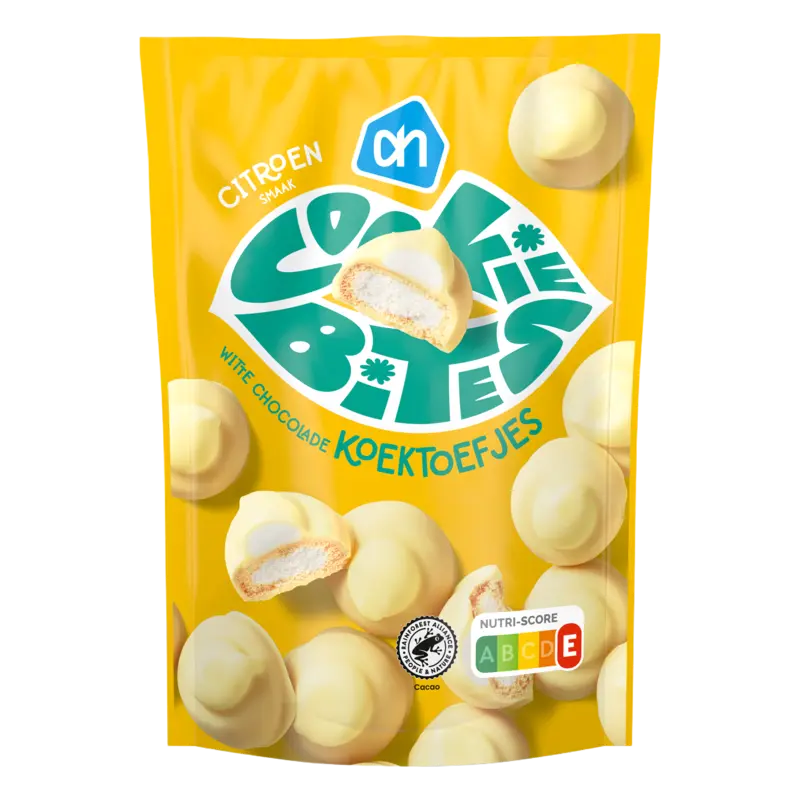 Cookie bites koektoefjes met citroen