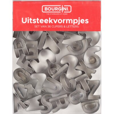 pdp-image-Bourgini Uitsteekvormpjes cijfers en letters